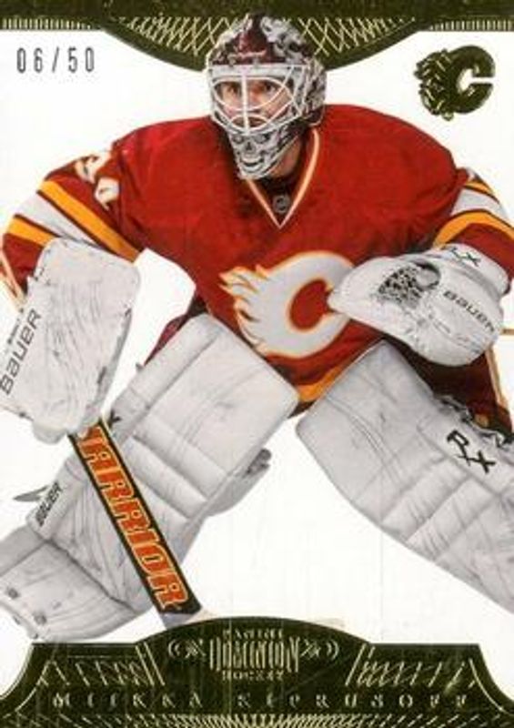Miikka Kiprusoff 2013 Dominion #14 Gold /50 RAW