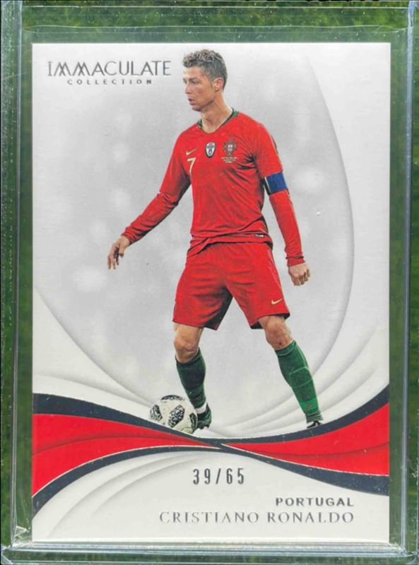 Cristiano Ronaldo 2018 Immaculate #100 Base /65 Price Guide