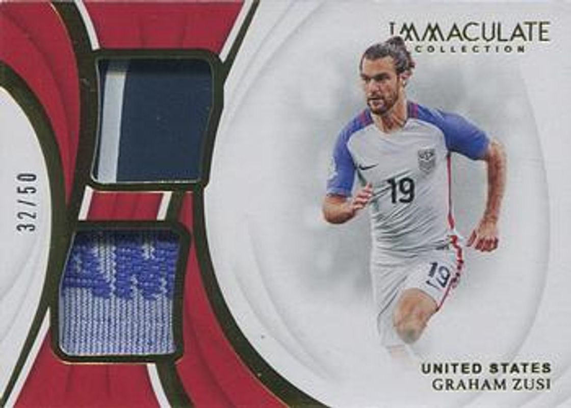2018 Immaculate #DP-GZU Dual Patches /50