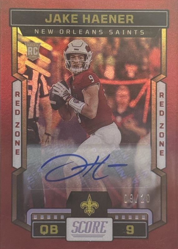 2023 Score #309 Rookie Signatures - Red Zone /20