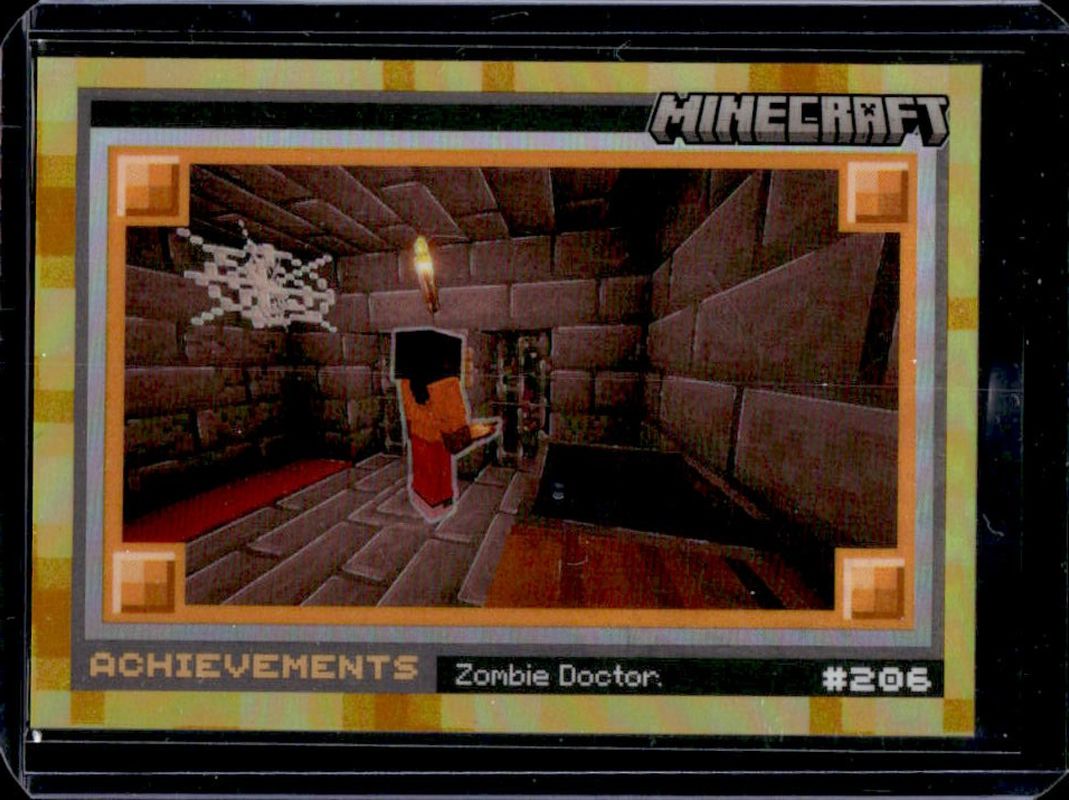 2025 Minecraft 15th Anniversary #206 Optichrome Gold /49