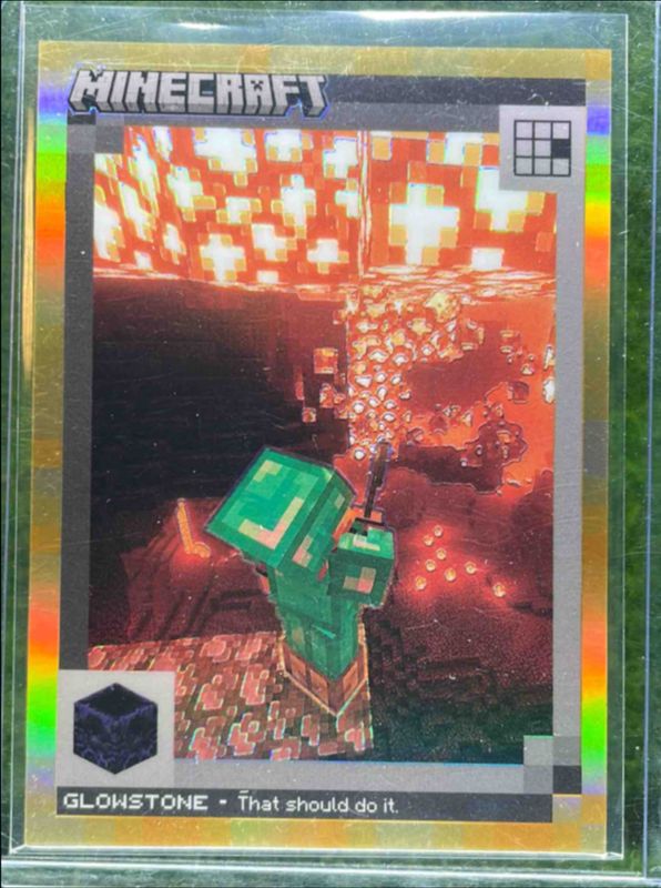 2025 Minecraft 15th Anniversary #168 Optichrome Gold /49