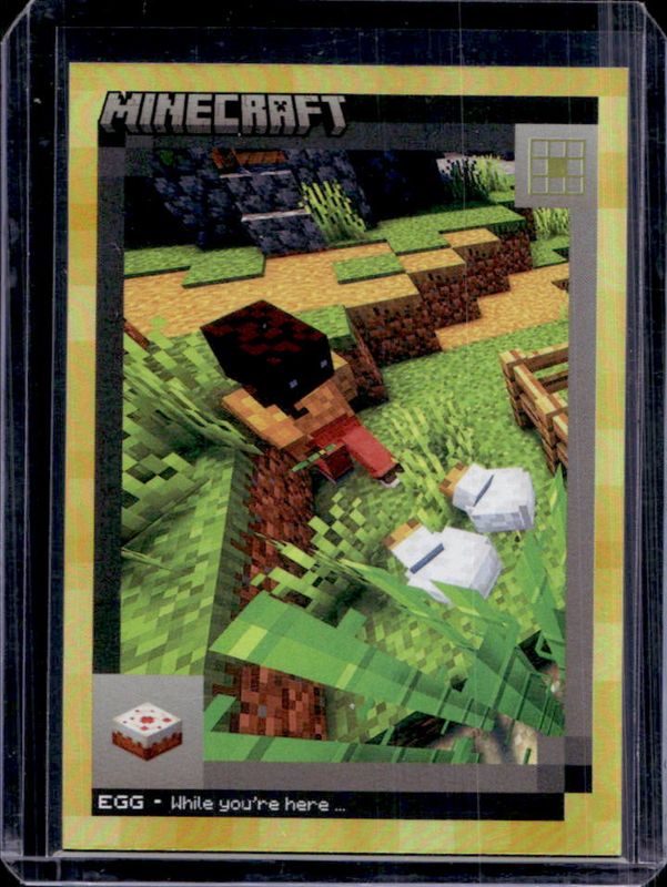 2025 Minecraft 15th Anniversary #113 Gold /99