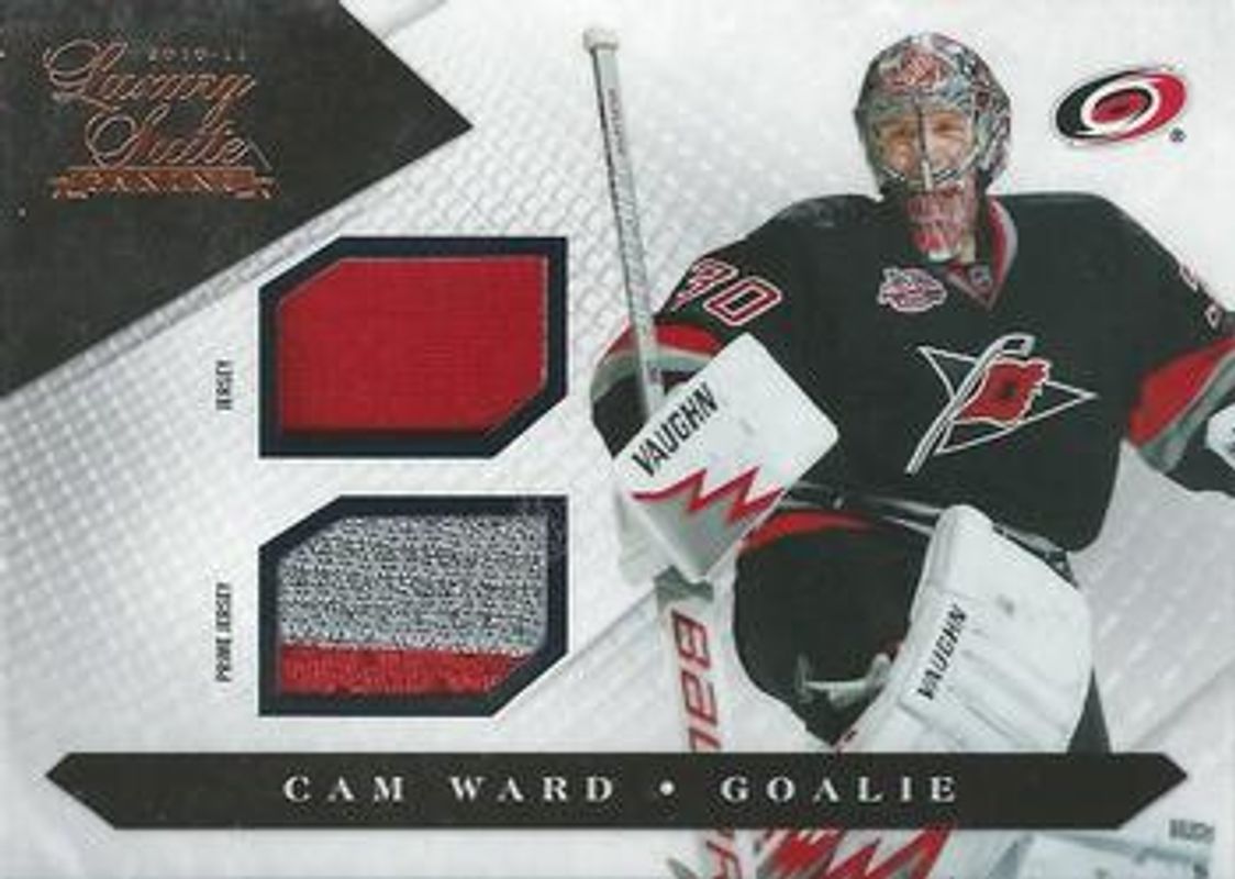 Cam Ward (NHL) 2010 Panini Luxury Suite #14 Jerseys Prime /150 RAW