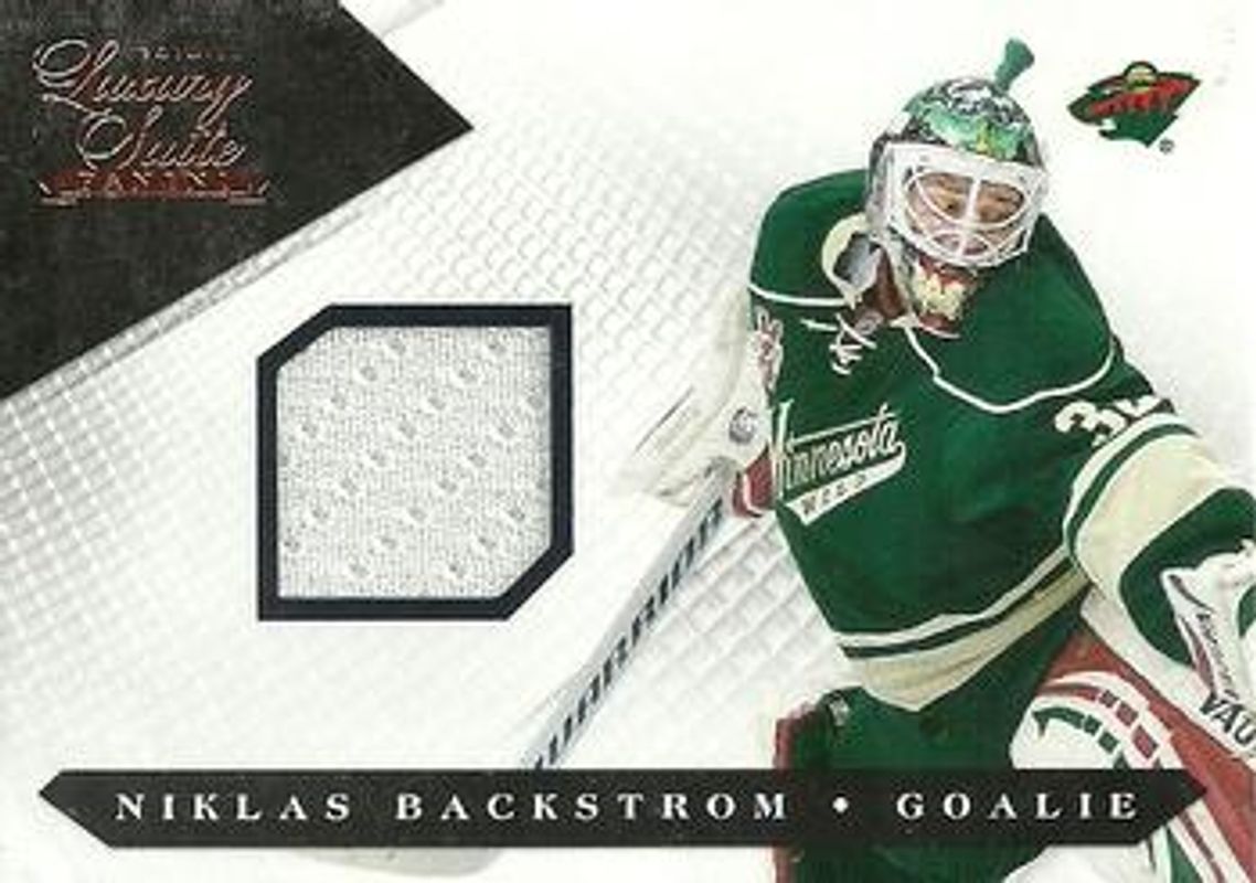 Niklas Backstrom 2010 Panini Luxury Suite #34 Base /899 RAW