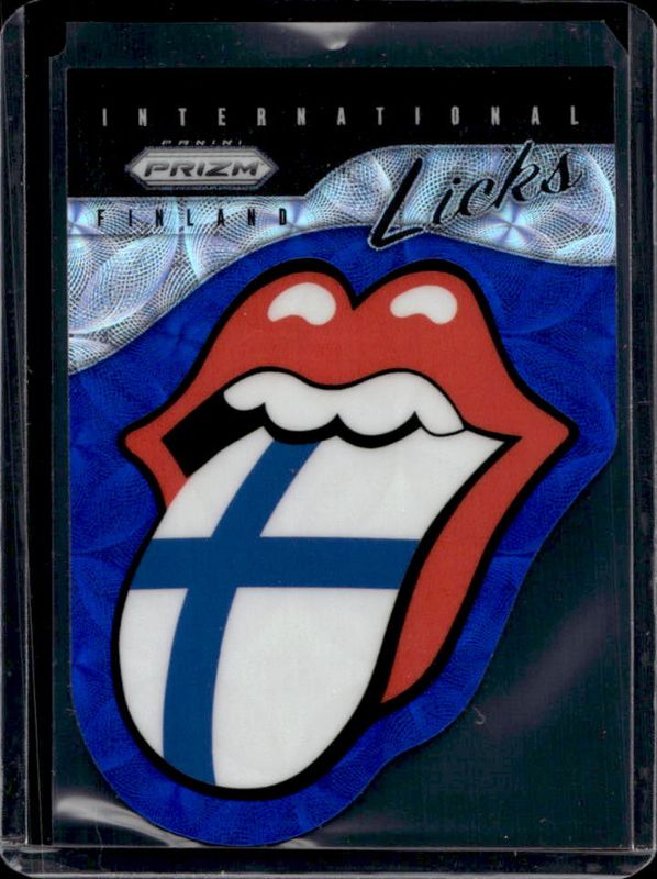 2025 Prizm Rolling Stones #23 International Licks Die-Cut - Blue Scope /75