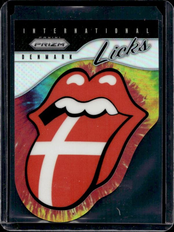 2025 Prizm Rolling Stones #22 International Licks Die-Cut - Tie-Dye /49