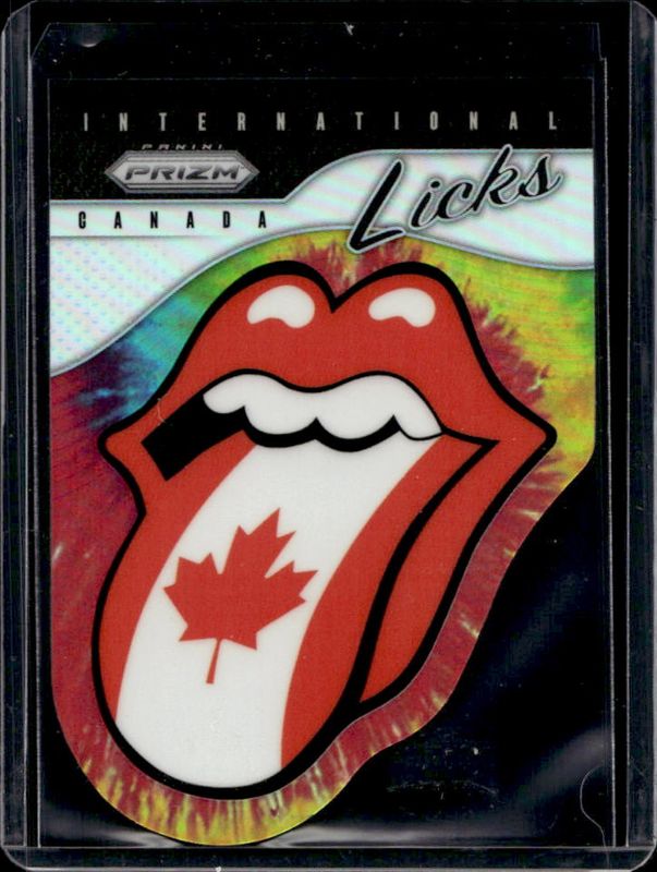 2025 Prizm Rolling Stones #2 International Licks Die-Cut - Tie-Dye /49
