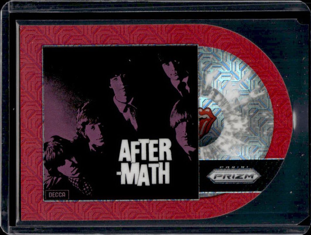 2025 Prizm Rolling Stones #6 Albums Die-Cut - Red Mojo /99