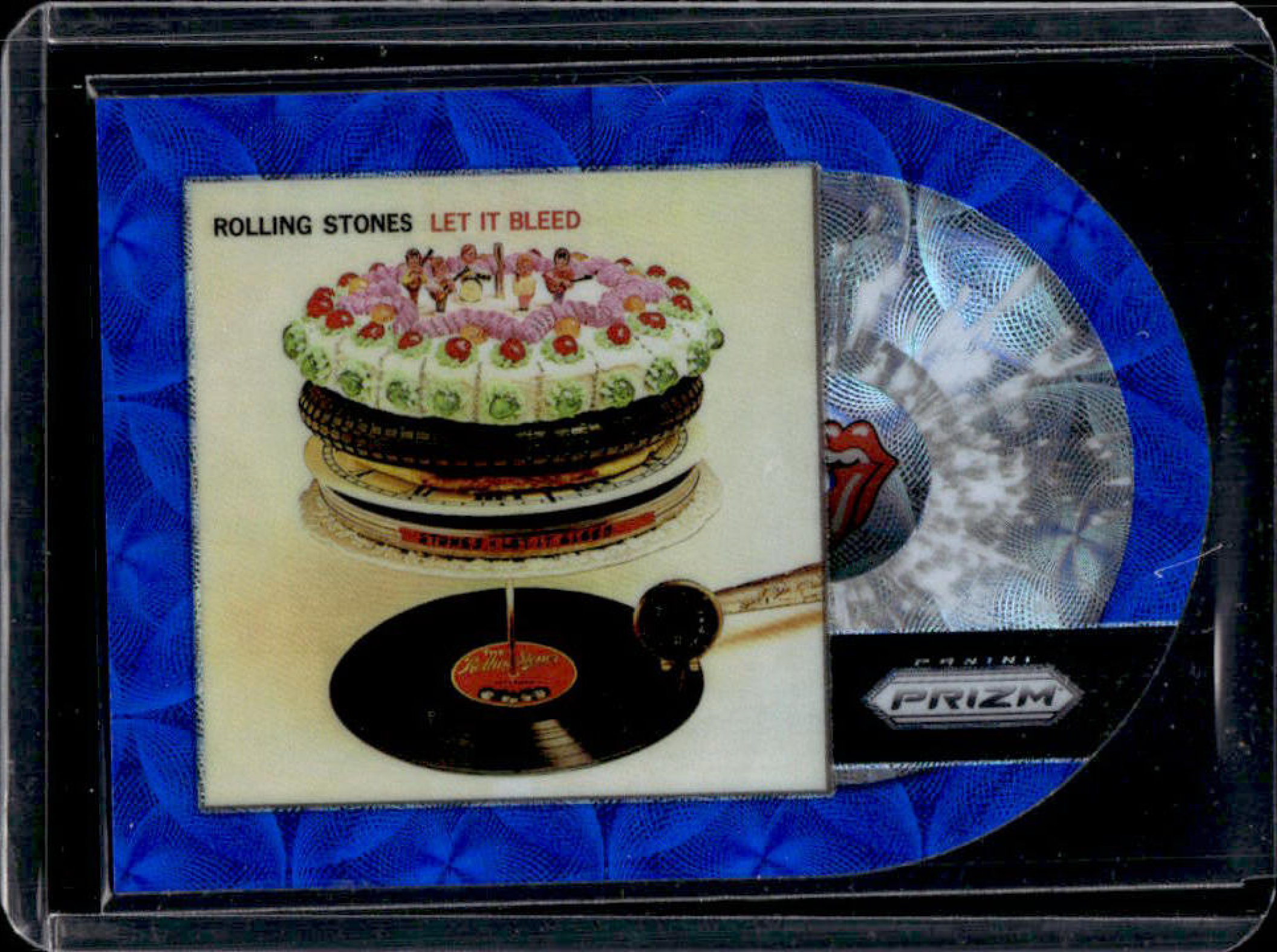 Let It Bleed 2025 Prizm Rolling Stones #10 Albums Die-Cut - Blue