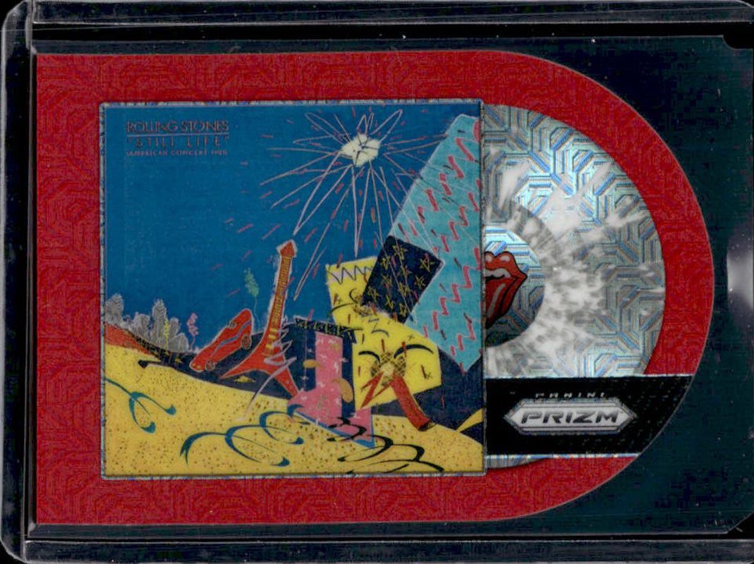 2025 Prizm Rolling Stones #35 Albums Die-Cut - Red Mojo /99