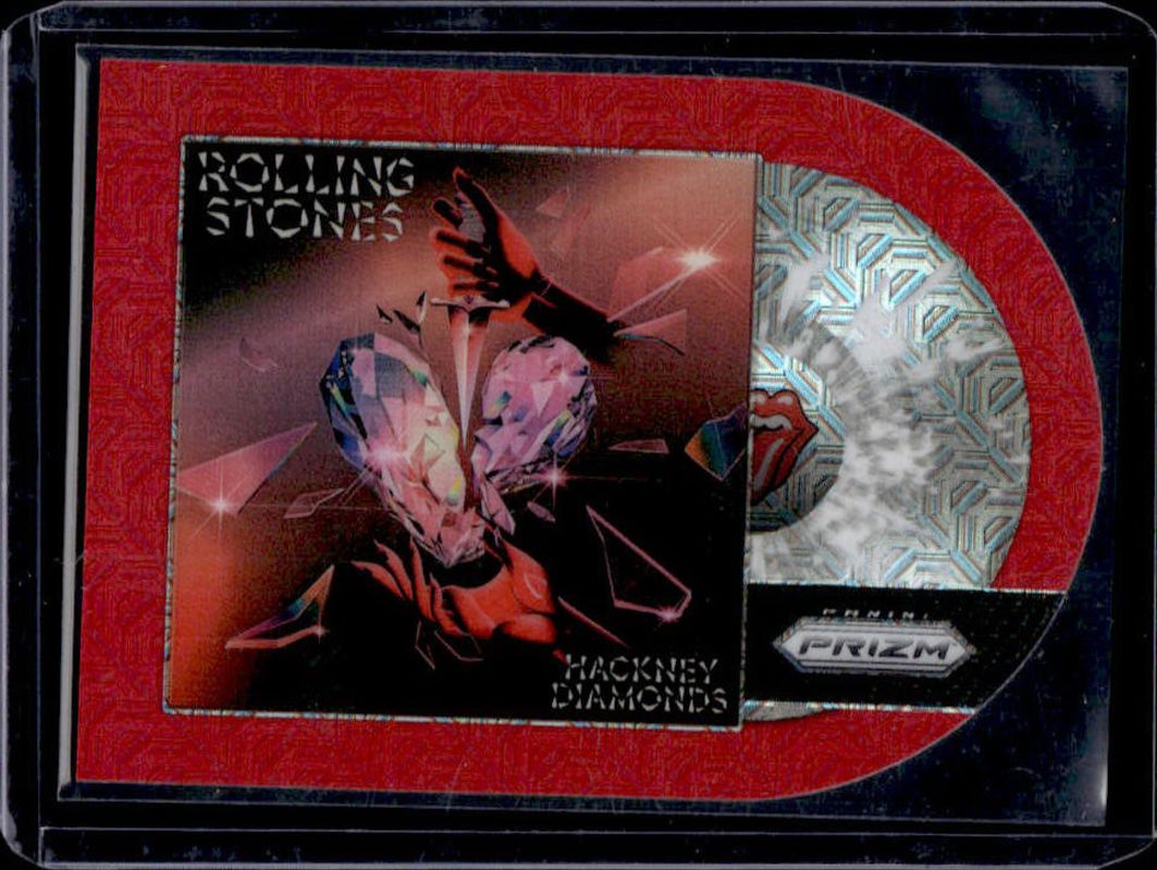 2025 Prizm Rolling Stones #26 Albums Die-Cut - Red Mojo /99