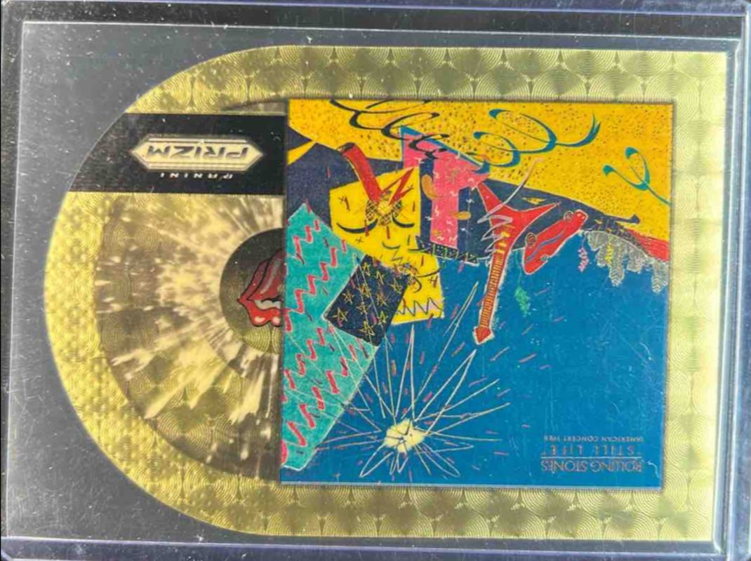 2025 Prizm Rolling Stones #35 Albums Die-Cut - Gold Vinyl /5