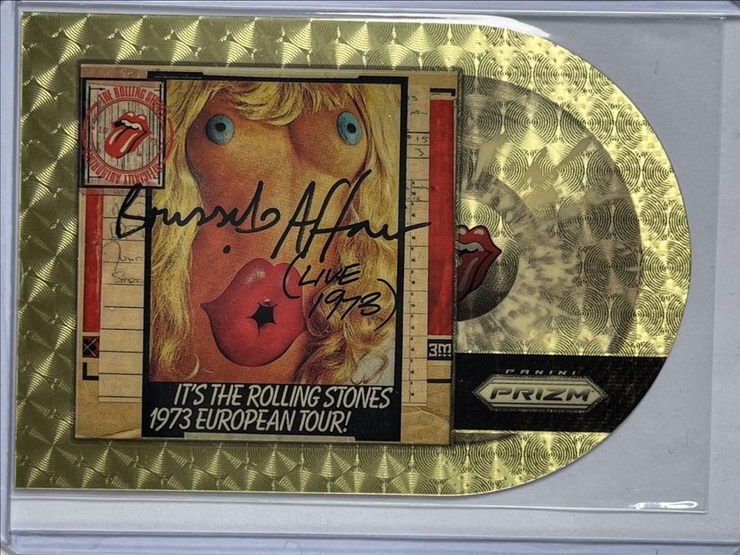 2025 Prizm Rolling Stones #41 Albums Die-Cut - Gold Vinyl /5