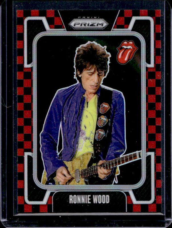 2025 Prizm Rolling Stones #14 Black & Red Checker /179