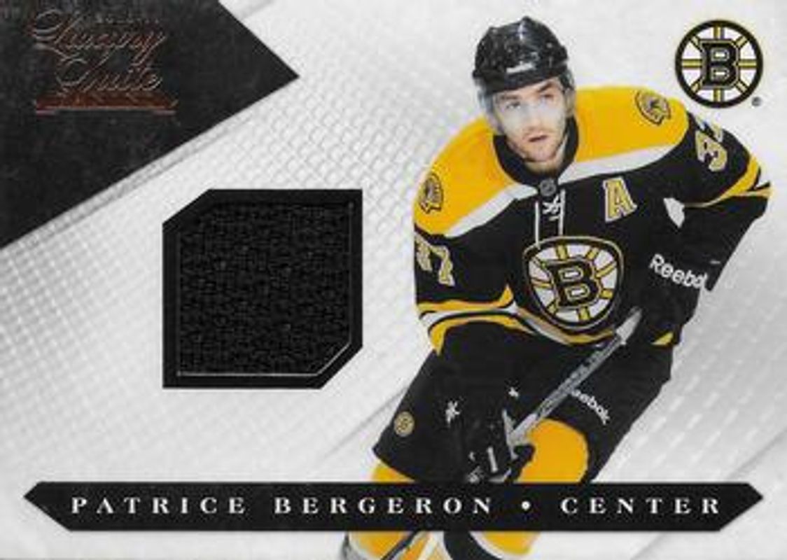 Patrice Bergeron 2010 Panini Luxury Suite #6 Base /899 RAW