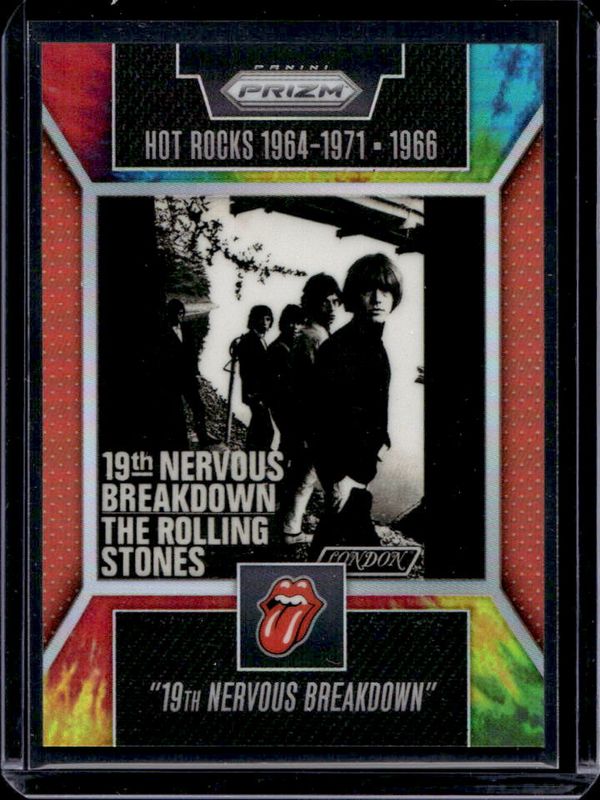 2025 Prizm Rolling Stones #10 Singles Artwork - Tie-Dye /49