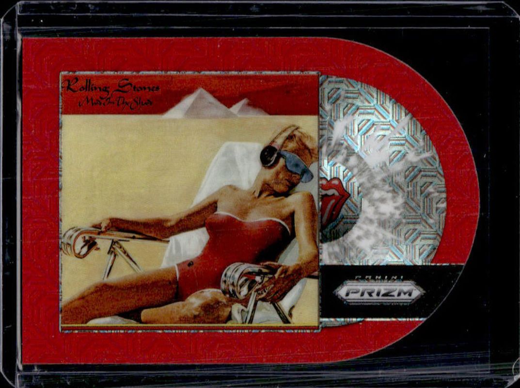 2025 Prizm Rolling Stones #27 Albums Die-Cut - Red Mojo /99