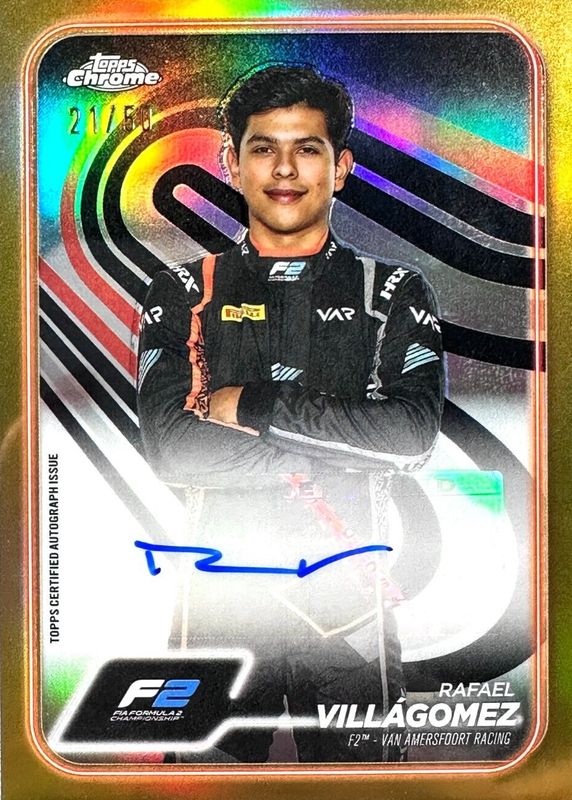 2024 Topps Chrome Formula 1 #CAC-VIL Autographs - Gold Refractor /50