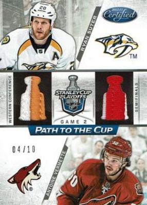 2012 Certified #PCSF6 Path to the Cup Semifinals Dual Jerseys Prime /10