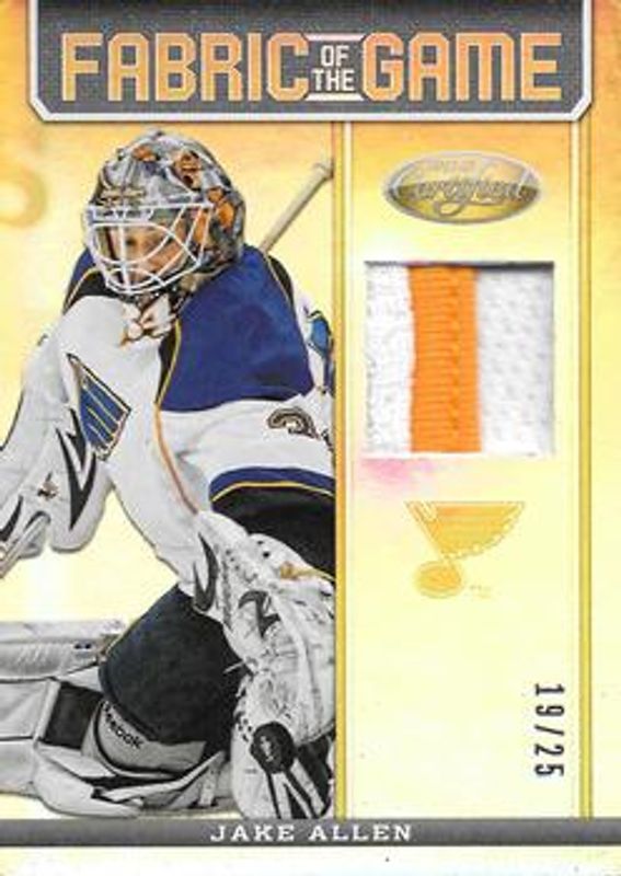 2012 Certified #FOG-JA Fabric of the Game Mirror Gold Prime /25