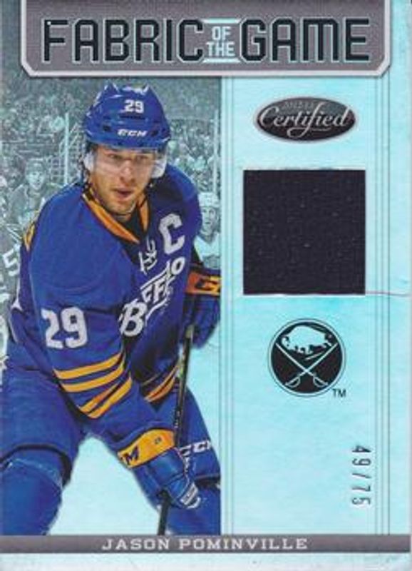 2012 Certified #FOG-JPO Fabric of the Game - Mirror Hot Box /75