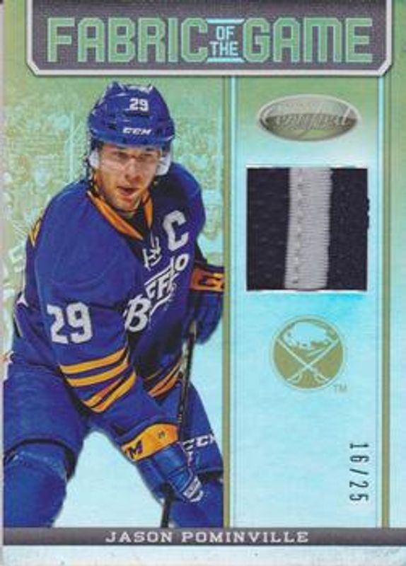 2012 Certified #FOG-JPO Fabric of the Game Mirror Gold Prime /25