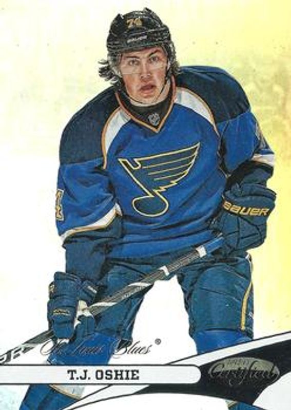TJ Oshie 2012 Certified #47 Mirror Hot Box /75 RAW