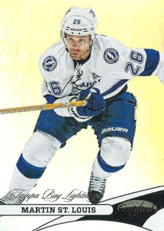 Martin St. Louis 2012 Certified #78 Mirror Hot Box /75 RAW