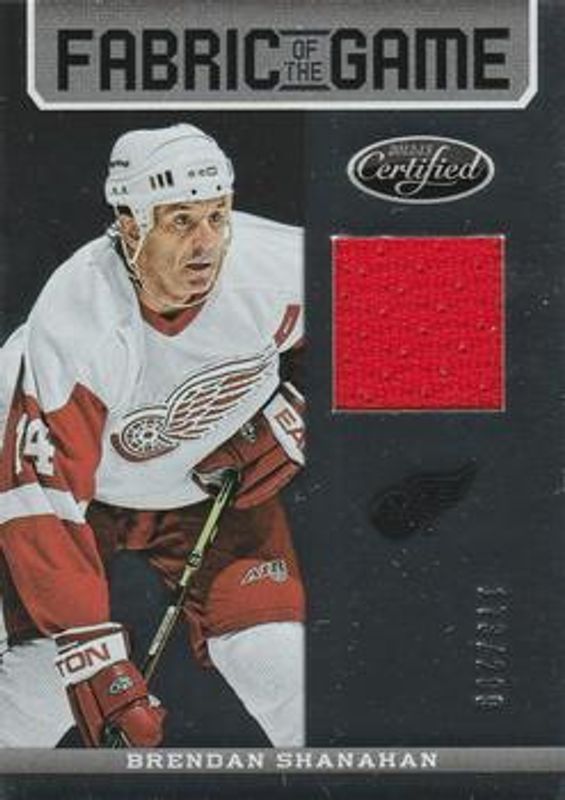 Brendan Shanahan 2012 Certified #FOG-BSH Fabric of the Game /299 RAW
