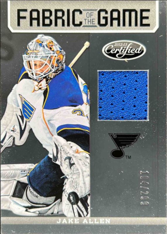 2012 Certified #FOG-JA Fabric of the Game /299