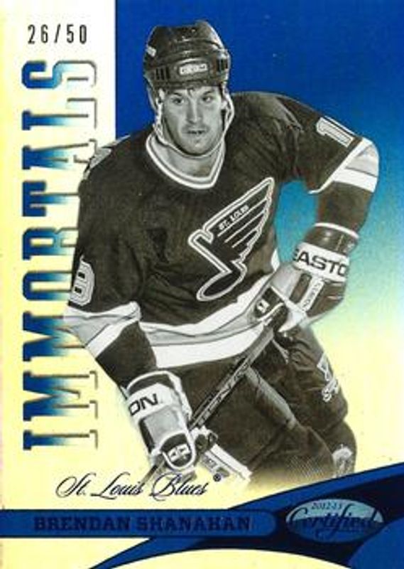 Brendan Shanahan 2012 Certified #133 Mirror Blue /50 RAW