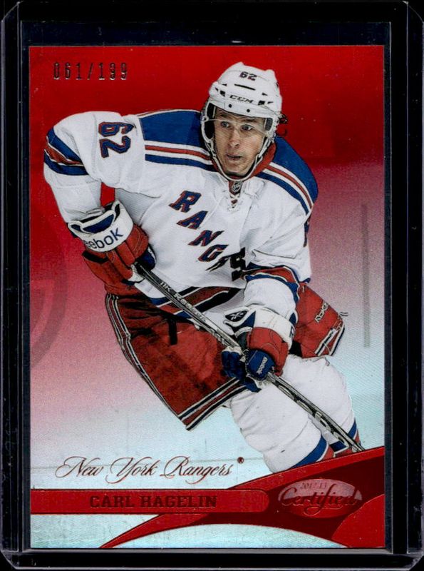 2012 Certified #62 Mirror Red /100
