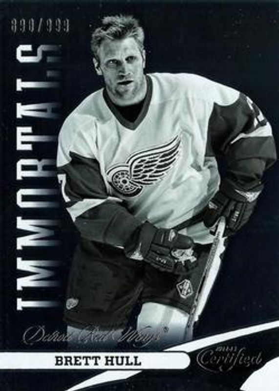 Brett Hull 2012 Certified #139 Base /999 RAW