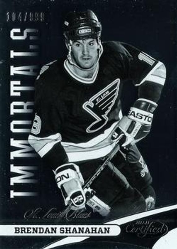 Brendan Shanahan 2012 Certified #133 Base /999 RAW