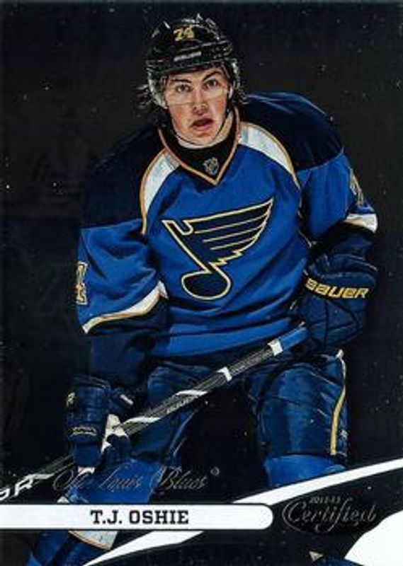 TJ Oshie 2012 Certified #47 Base /999 RAW