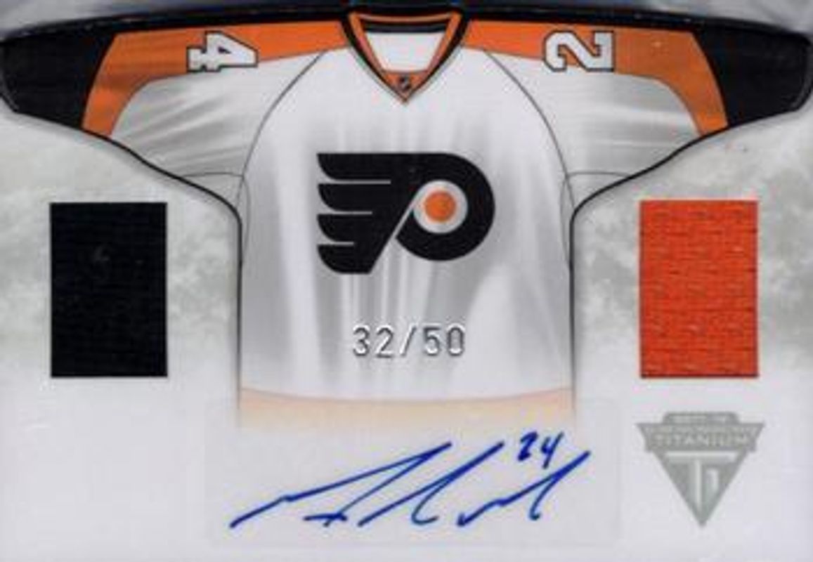 2011 Titanium #17 Road Sweaters Memorabilia Autographs /50