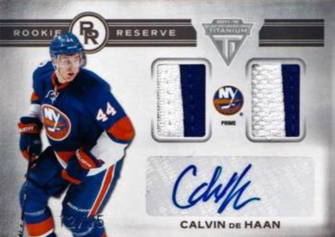 2011 Titanium #17 Rookie Reserve Dual Memorabilia Autographs Prime /25