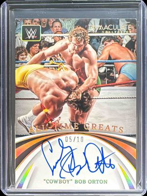 2022 Immaculate WWE #AG-CBO All Time Greats Signatures - Gold /10