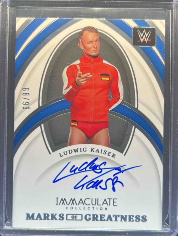 2022 Immaculate WWE #MG-LWK Marks of Greatness /49