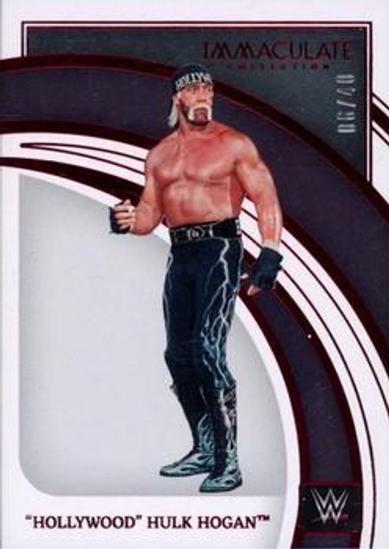 2022 Immaculate WWE #44 Red /25