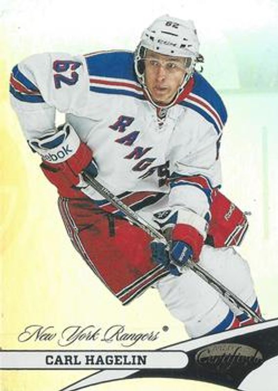 Carl Hagelin 2012 Certified #62 Mirror Hot Box /75 RAW