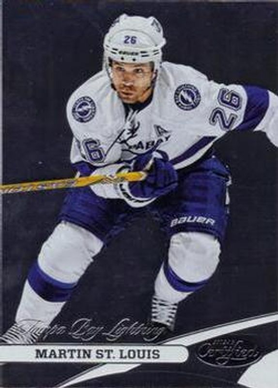Martin St. Louis 2012 Certified #78 Base /999 RAW