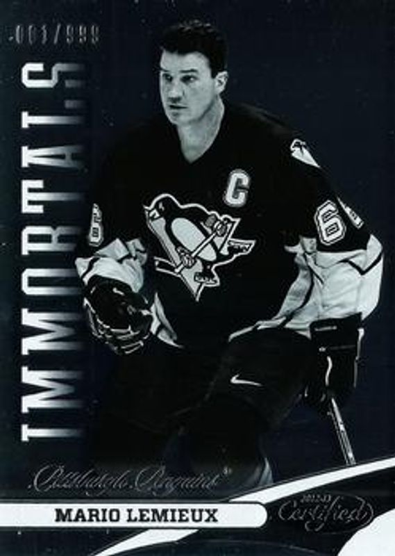 Mario Lemieux 2012 Certified #131 Base /999 RAW