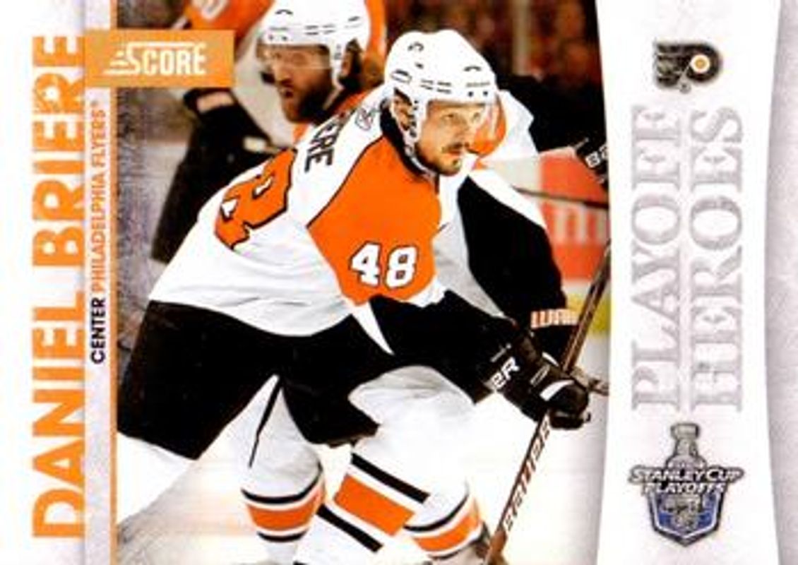 Daniel Briere 2010 Score #12 Playoff Heroes RAW