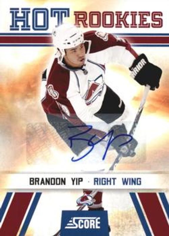 Brandon Yip 2010 Score #507 Signatures Rookie RAW