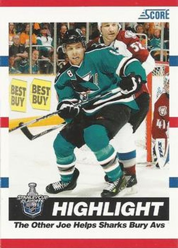 Joe Pavelski 2010 Score #490 Base RAW
