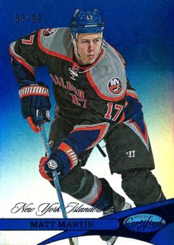 2012 Certified #70 Mirror Blue /50
