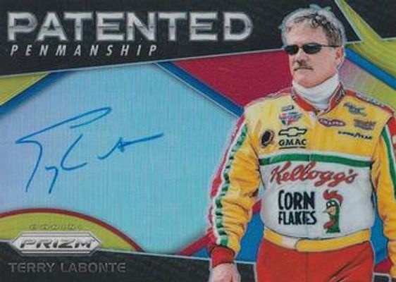 2018 Prizm NASCAR #PP-TL Patented Penmanship - Rainbow /24