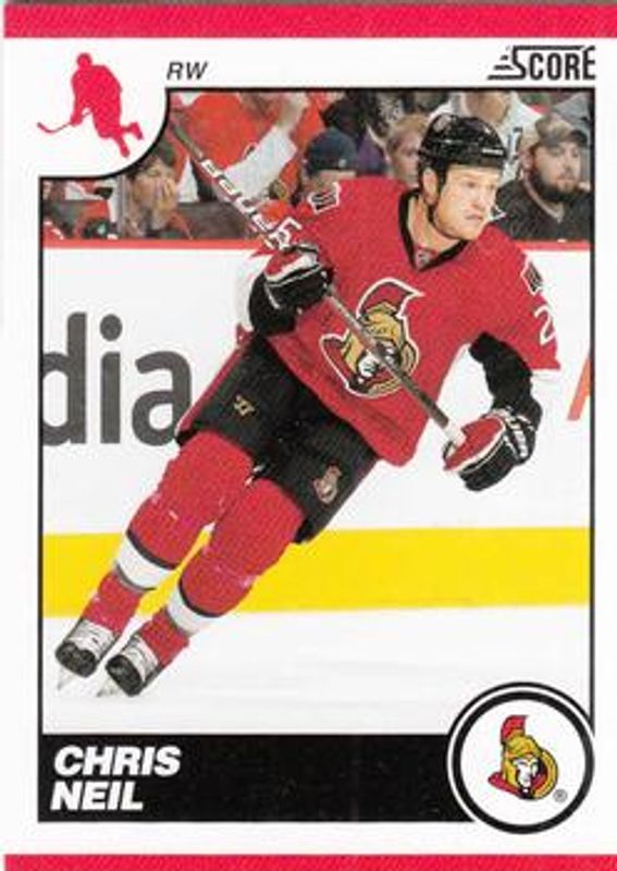 Chris Neil 2010 Score #340 Base RAW